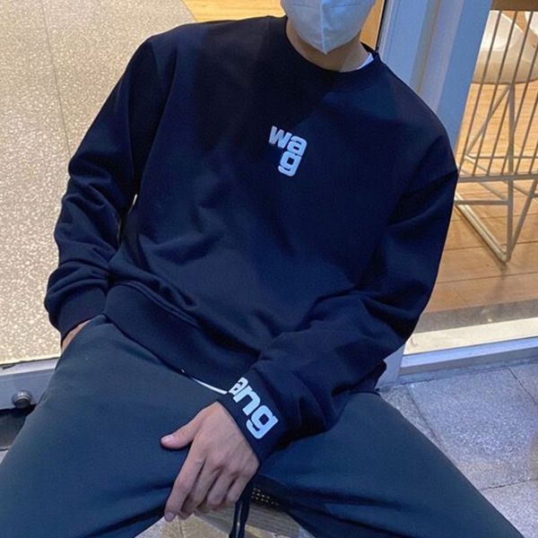 awa sweatshirt designer men's autumn and winter chest letter print round neck pullover couple cotton long-sleeved shirt casual thin coa, Black
awa sweatshirt designer men's autumn and winter chest letter print round neck pullover couple cotton long-sleeved shirt casual thin coa, Black