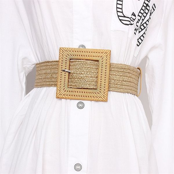 belts womens beach bohemia elastic belt girdle square bucklet braided belt summer dress women korean fashion strap 220916, Black;brown
belts womens beach bohemia elastic belt girdle square bucklet braided belt summer dress women korean fashion strap 220916, Black;brown