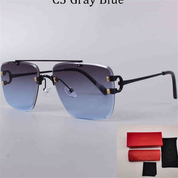 mens sunglasses metal frame square rimless glasses with large lenses design men's eyeshadow new eyewear, White;black
mens sunglasses metal frame square rimless glasses with large lenses design men's eyeshadow new eyewear, White;black
