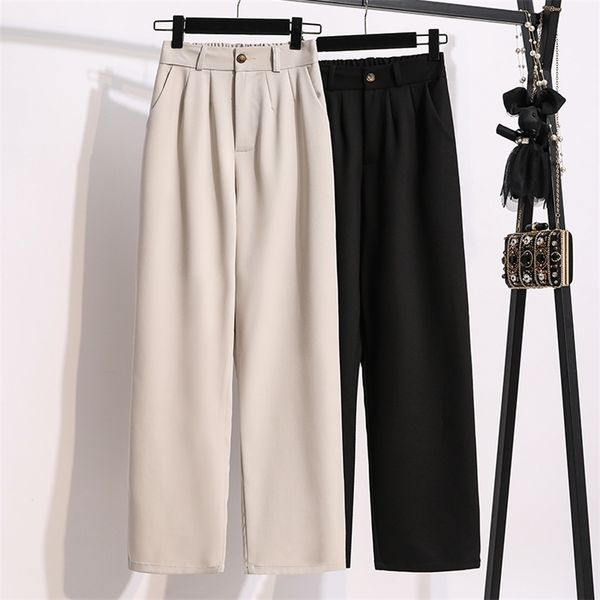 women's pants capris black beige wide leg capris suit office lady spring autumn winter korean fashion women's cargo baggy pants ha, Black;white
women's pants capris black beige wide leg capris suit office lady spring autumn winter korean fashion women's cargo baggy pants ha, Black;white