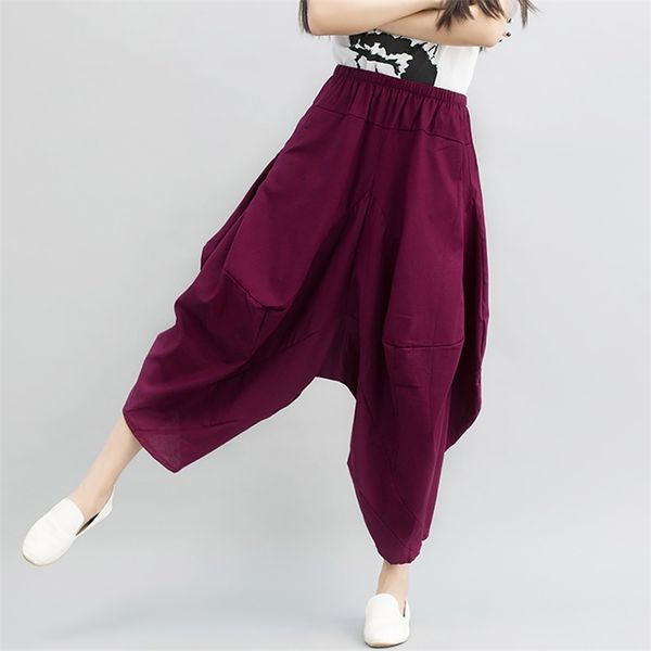 women's pants capris wide leg harem pants trousers chinese style streetwear women ethnic vintage elastic waist loose long cotton linen, Black;white
women's pants capris wide leg harem pants trousers chinese style streetwear women ethnic vintage elastic waist loose long cotton linen, Black;white