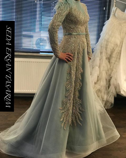mint green muslim prom formal dresses luxury aso ebi arabic lace beaded long sleeve hijab dubai high neck evening gown, Black
mint green muslim prom formal dresses luxury aso ebi arabic lace beaded long sleeve hijab dubai high neck evening gown, Black