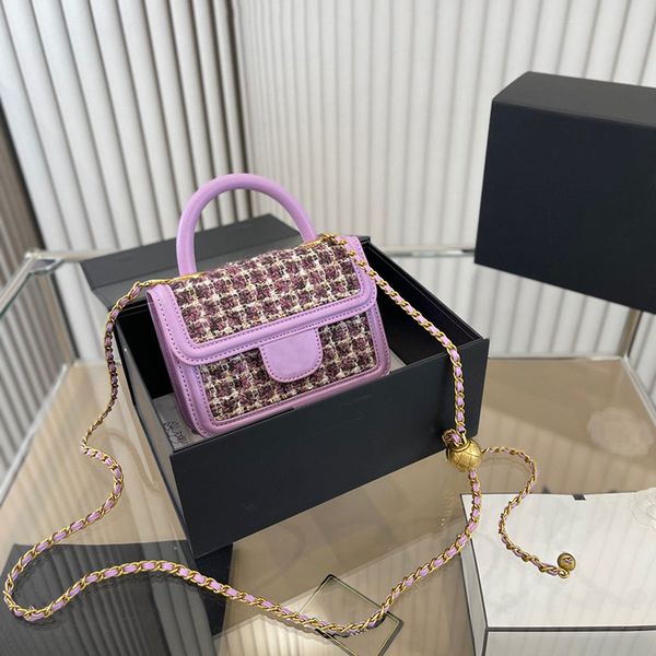 french women tweed handbag designer shoulder bag matelasse chain genuine leather quilted stitching mini classic flap handbag vintage key pou
french women tweed handbag designer shoulder bag matelasse chain genuine leather quilted stitching mini classic flap handbag vintage key pou