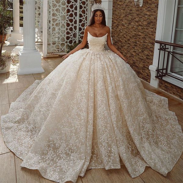 princess luxury ball gown wedding dresses appliques bateau neck sleeveless sequins beads lace ruffles floor length sparkling bridal gowns ta, White
princess luxury ball gown wedding dresses appliques bateau neck sleeveless sequins beads lace ruffles floor length sparkling bridal gowns ta, White