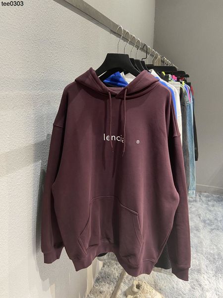 women's hoodies sweatshirts autumn and winter high version b family r label printed balencaigass with thick and loose terry hooded hood, Black
women's hoodies sweatshirts autumn and winter high version b family r label printed balencaigass with thick and loose terry hooded hood, Black