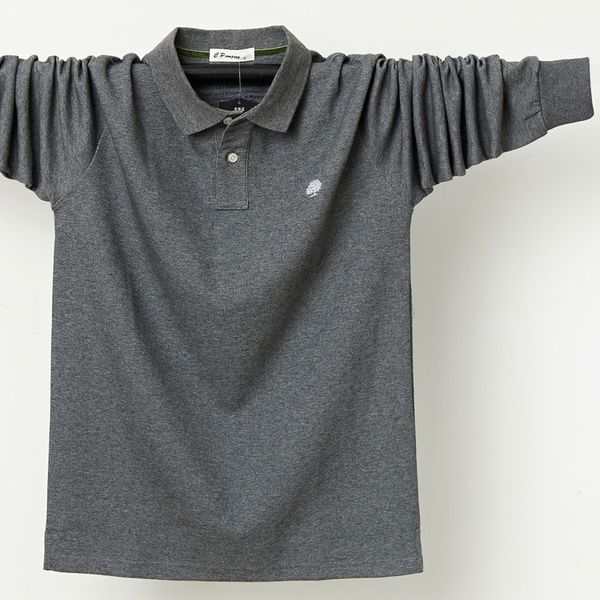 men s polos big size 7 colors men long sleeve shirt autumn winter men fat fashion casual loose cotton solid color 220916, White;black
men s polos big size 7 colors men long sleeve shirt autumn winter men fat fashion casual loose cotton solid color 220916, White;black