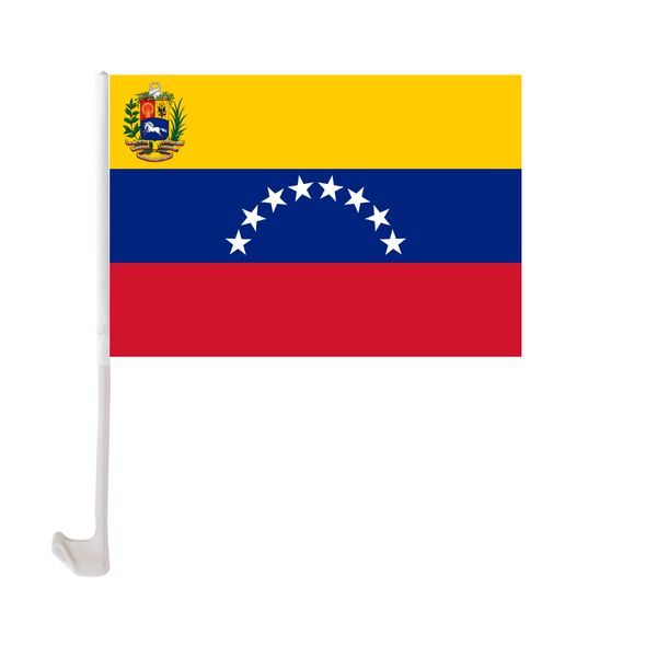 venezuela car flag 30x45cm window clip venezuelan flags polyester uv protection car decoration banner with flagpole
venezuela car flag 30x45cm window clip venezuelan flags polyester uv protection car decoration banner with flagpole