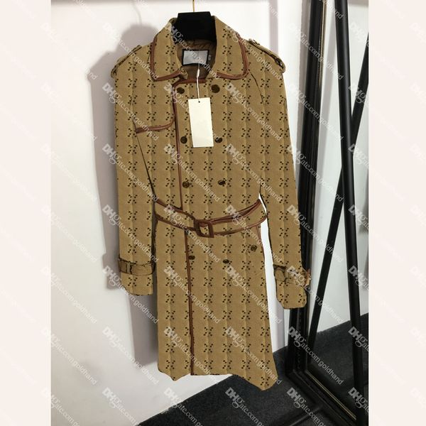 full letters lace up trench coats double breasted designer windbreakers autumn winter mid length coat women outerwear clothing, Tan;black
full letters lace up trench coats double breasted designer windbreakers autumn winter mid length coat women outerwear clothing, Tan;black