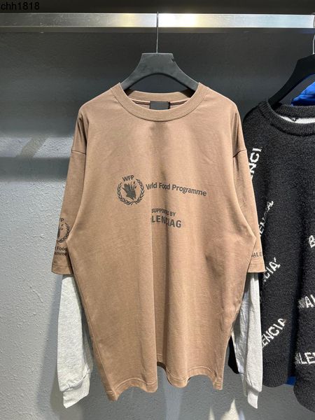 men's t-shirts family balencaigass men's and women's same style couple dress splice long sleeve underlay t-shirt tee, White;black
men's t-shirts family balencaigass men's and women's same style couple dress splice long sleeve underlay t-shirt tee, White;black