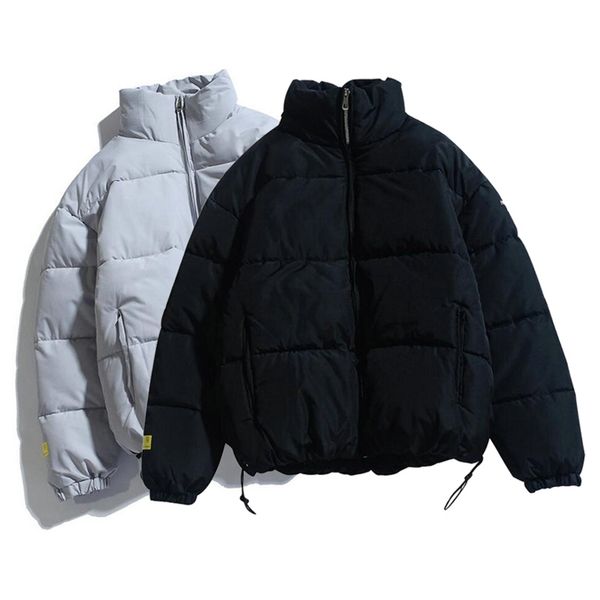 men's down parkas winter men solid color quality stand collar warm thick jacket male fashion casual parka coat drop 220915, Black
men's down parkas winter men solid color quality stand collar warm thick jacket male fashion casual parka coat drop 220915, Black