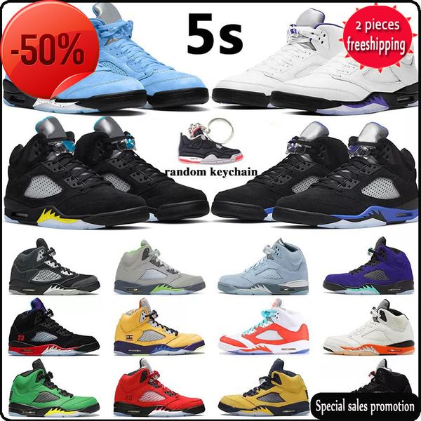 2022 men jumpman 5 basketball shoes 5s unc raging red concord blue bird racer blue metallic green bean anthracite alternate bel sports, Black
2022 men jumpman 5 basketball shoes 5s unc raging red concord blue bird racer blue metallic green bean anthracite alternate bel sports, Black