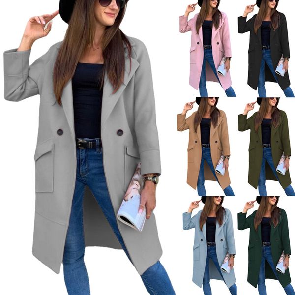 woolen coat 2022 new autumn and winter solid color long-sleeved suit collar button pocket, Tan;black
woolen coat 2022 new autumn and winter solid color long-sleeved suit collar button pocket, Tan;black
