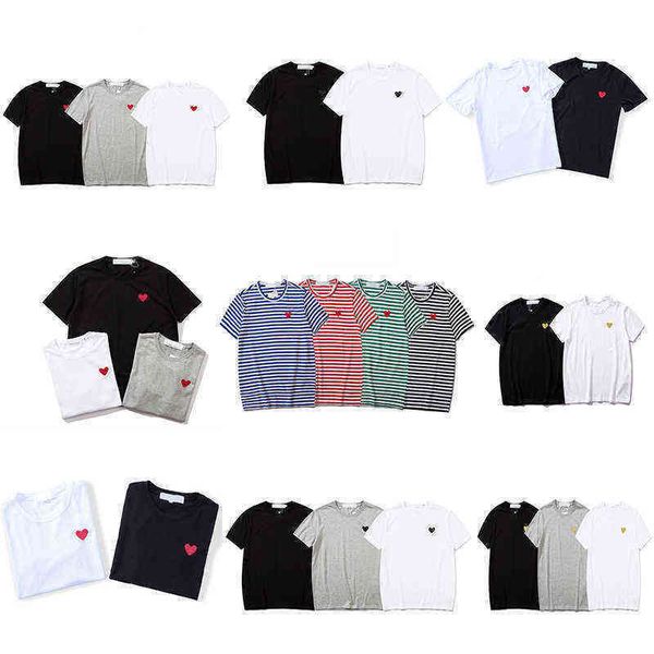 men's t shirts 21ss22sfashion mens play t shirt designer red heart commes casual women s des badge garcons high quanlity ts cotton embr, White;black
men's t shirts 21ss22sfashion mens play t shirt designer red heart commes casual women s des badge garcons high quanlity ts cotton embr, White;black