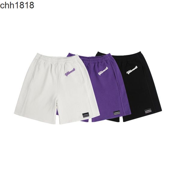 high edition fashion brand vettementss high street foam printed men's and women's shorts, Gray
high edition fashion brand vettementss high street foam printed men's and women's shorts, Gray
