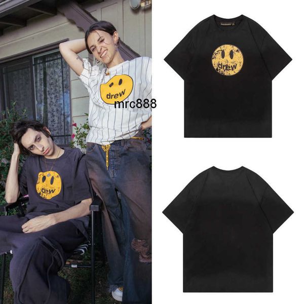 t- shirt correct version drews cracked tee smiling fashion brand loose high street short sleeve summer, White;black
t- shirt correct version drews cracked tee smiling fashion brand loose high street short sleeve summer, White;black