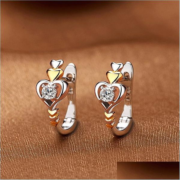 hoop huggie love heart earrings copper inlaid rhinestone lady female earring gold siery color jewelry findings valentine day gifts 5 dhdva, Golden;silver
hoop huggie love heart earrings copper inlaid rhinestone lady female earring gold siery color jewelry findings valentine day gifts 5 dhdva, Golden;silver