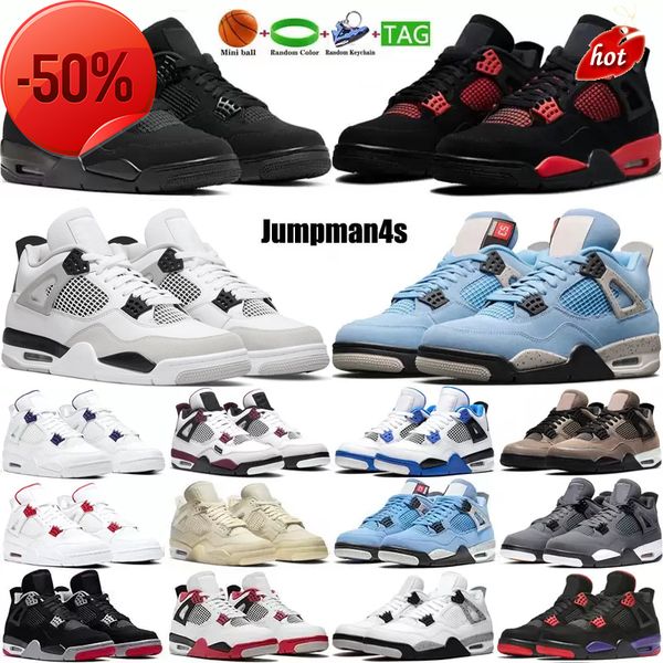 mens 4s sneaker basketball shoes 4 red thunder university blue military black cat sail cement men women outdoor trainers sneakers
mens 4s sneaker basketball shoes 4 red thunder university blue military black cat sail cement men women outdoor trainers sneakers
