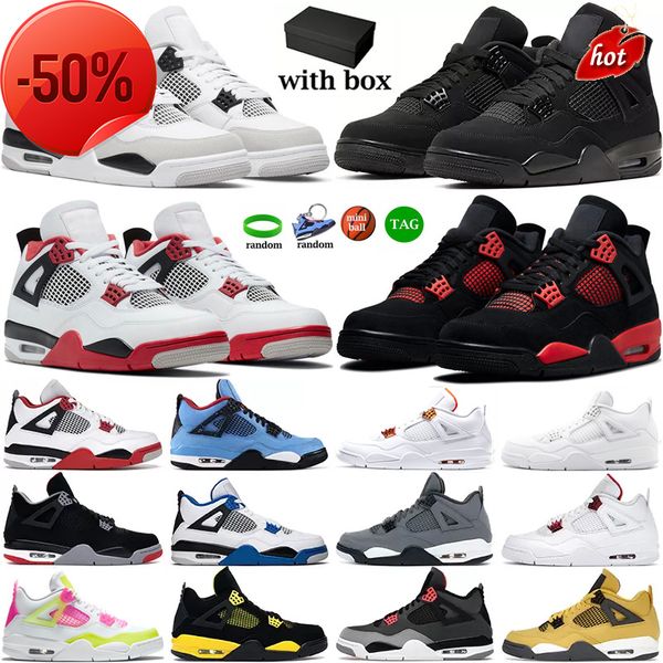 basketball shoes with box men women jumpman 4 4s sneaker military black cat fire red thunder sail white oreo pure money dark mocha
basketball shoes with box men women jumpman 4 4s sneaker military black cat fire red thunder sail white oreo pure money dark mocha