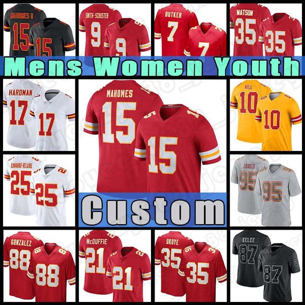 95 chris jones patrick mahomes jaylen watson football travis kelce juju smith-schuster jersey creed humphrey trent mcduffie edwards-helaire, Black;red
95 chris jones patrick mahomes jaylen watson football travis kelce juju smith-schuster jersey creed humphrey trent mcduffie edwards-helaire, Black;red
