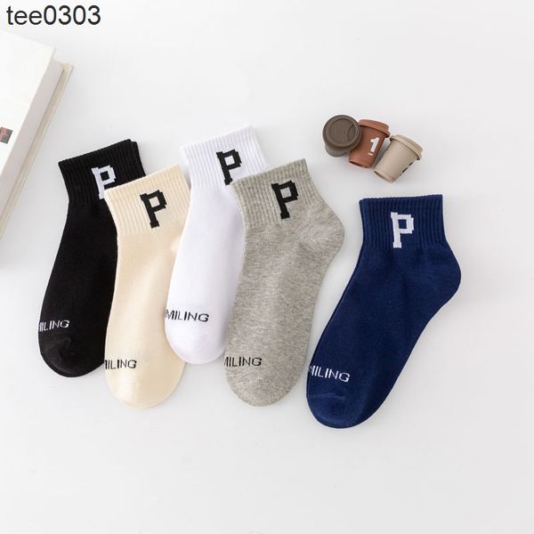 men's socks spring and summer new fashion brand ins big p letter trend simple college style couple casual sports cotton socks, Black
men's socks spring and summer new fashion brand ins big p letter trend simple college style couple casual sports cotton socks, Black