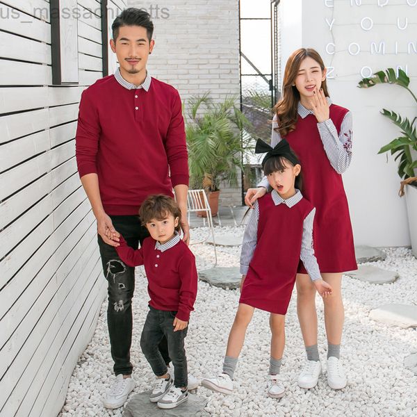 family matching outfits new dad son sweaters children long shirts spring autumn family matching outfits mom and daughter fake two-piece dres, Blue
family matching outfits new dad son sweaters children long shirts spring autumn family matching outfits mom and daughter fake two-piece dres, Blue