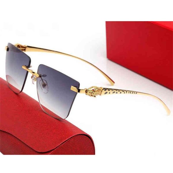 stereoscopic leopard head collection of sunglasses for women designer fashion rimless men diamond slice lenses, White;black
stereoscopic leopard head collection of sunglasses for women designer fashion rimless men diamond slice lenses, White;black