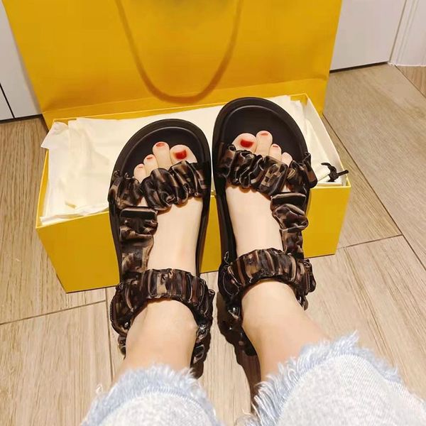 summer thick-soled sandals full letter satin drawstring flat-bottomed beach shoes wrinkled brown women's shoes, Black
summer thick-soled sandals full letter satin drawstring flat-bottomed beach shoes wrinkled brown women's shoes, Black