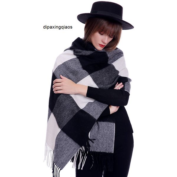 designer scarf acne sweden studios ac same cashmere wool women's plaid tassel bib men's thickened warm lamb shawl qprj, Blue;gray
designer scarf acne sweden studios ac same cashmere wool women's plaid tassel bib men's thickened warm lamb shawl qprj, Blue;gray