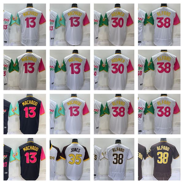13 manny machado new baseball jersey 30 eric hosmer 35 randy jones 38 jorge alfaro stitched jerseys men size s--xxxl, Blue;black
13 manny machado new baseball jersey 30 eric hosmer 35 randy jones 38 jorge alfaro stitched jerseys men size s--xxxl, Blue;black