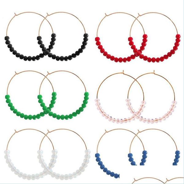 hoop huggie korean crystal beaded round circle earrings women sweet rhinestone glass bead hoop earring wedding party statement jewel dhz2f, Golden;silver
hoop huggie korean crystal beaded round circle earrings women sweet rhinestone glass bead hoop earring wedding party statement jewel dhz2f, Golden;silver