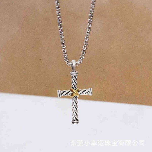 dy necklace cross men women luxury designer x thread pendant fashion line retro wear necklaces birthday gift, Silver
dy necklace cross men women luxury designer x thread pendant fashion line retro wear necklaces birthday gift, Silver