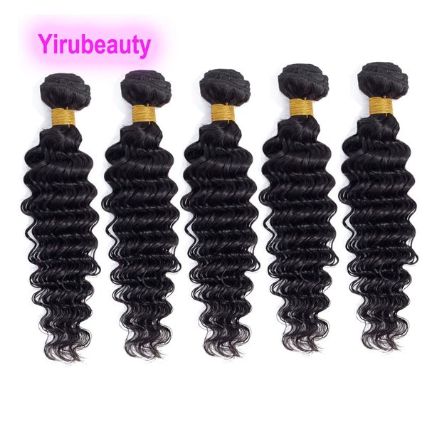 peruvian 5 pieces/lot human hair extensions double wefts deep wave yirubeauty natural color curly 10-30inch, Black
peruvian 5 pieces/lot human hair extensions double wefts deep wave yirubeauty natural color curly 10-30inch, Black