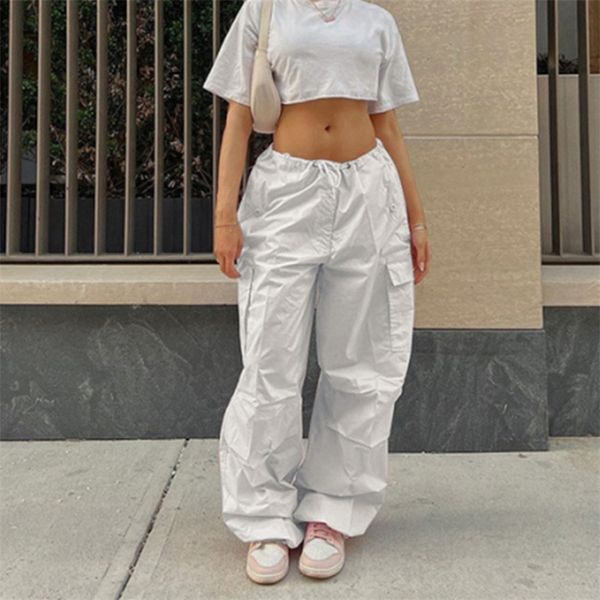 women's pants capris y2k women jogger cargo pants streetwear outfits clothing oversized drawstring low waist parachute loose fit sweatp, Black;white
women's pants capris y2k women jogger cargo pants streetwear outfits clothing oversized drawstring low waist parachute loose fit sweatp, Black;white