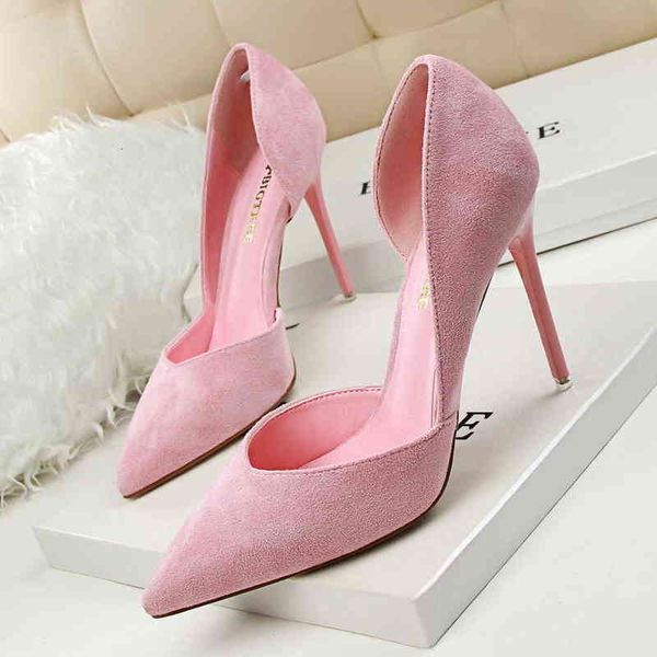 3168-6 sandals korean fashion simple and elegant thin heel high suede shallow mouth pointed side hollow women's single shoe, Black
3168-6 sandals korean fashion simple and elegant thin heel high suede shallow mouth pointed side hollow women's single shoe, Black