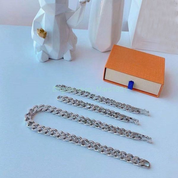 luxury cuff designer bracelet fashion jewelry new silver titanium steel necklace lovers personalized hip hop supply, White
luxury cuff designer bracelet fashion jewelry new silver titanium steel necklace lovers personalized hip hop supply, White