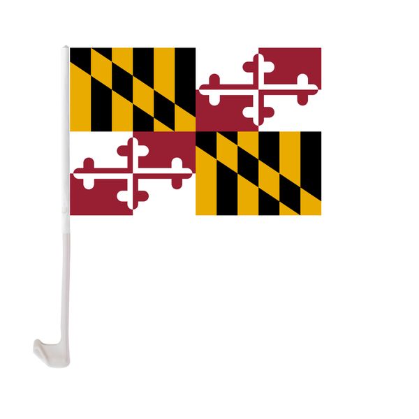 30x45cm maryland car flag polyester uv protection window clip car decoration banner with flagpole
30x45cm maryland car flag polyester uv protection window clip car decoration banner with flagpole