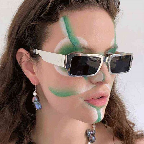 sun glass new fashion men's and women's small frame metal square sunglasses cyberpunk style, White;black
sun glass new fashion men's and women's small frame metal square sunglasses cyberpunk style, White;black