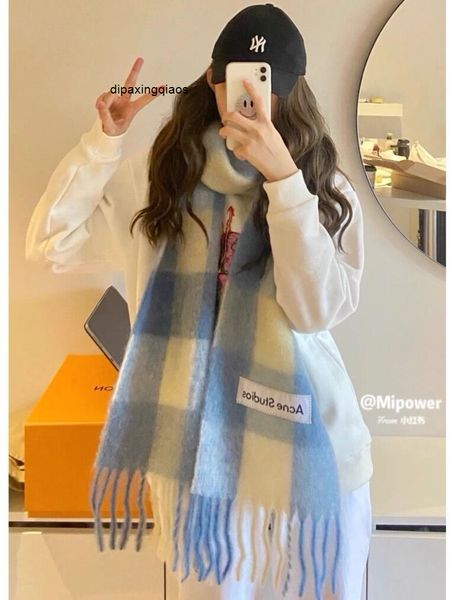 designer scarf acne sweden studios 2022 new ac scarf for men and women color contrast rainbow square plaid classic wool tassel star shawl, Blue;gray
designer scarf acne sweden studios 2022 new ac scarf for men and women color contrast rainbow square plaid classic wool tassel star shawl, Blue;gray