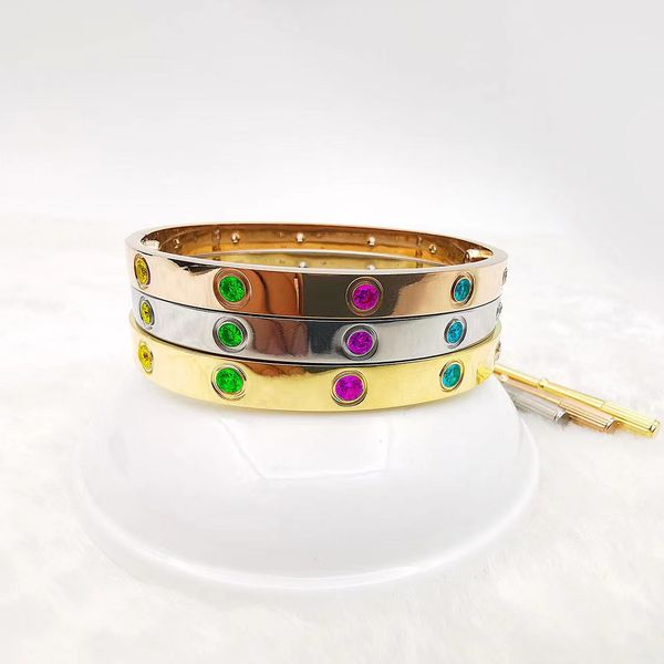 designer fashion stainless steel love cuff jewelry bracelet silver rose gold bracelet ladies men screwdriver classic color diamond accessori, White
designer fashion stainless steel love cuff jewelry bracelet silver rose gold bracelet ladies men screwdriver classic color diamond accessori, White