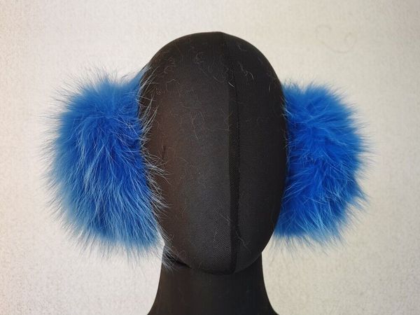 real fox fur earmuffs winter warm ear cover fluffy soft real sheep hoop blue, Blue;gray
real fox fur earmuffs winter warm ear cover fluffy soft real sheep hoop blue, Blue;gray
