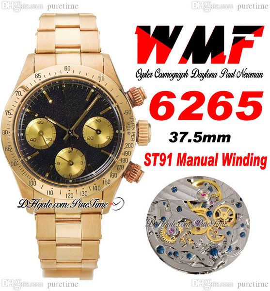 paul newman st91 manual winding chronograph mens watch 6265 wmf 1967 rare vintage 18k yellow gold black dial oystersteel bracelet super edit, Slivery;brown
paul newman st91 manual winding chronograph mens watch 6265 wmf 1967 rare vintage 18k yellow gold black dial oystersteel bracelet super edit, Slivery;brown