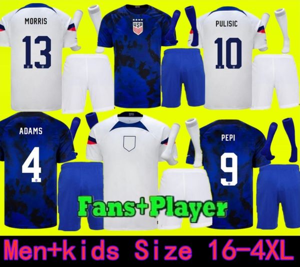 2022 pulisic usas soccer jersey men kids kits united states 22 23 world football shirt cups aaronson 2023 reyna mckennie morris dest yedlin, Black;yellow
2022 pulisic usas soccer jersey men kids kits united states 22 23 world football shirt cups aaronson 2023 reyna mckennie morris dest yedlin, Black;yellow