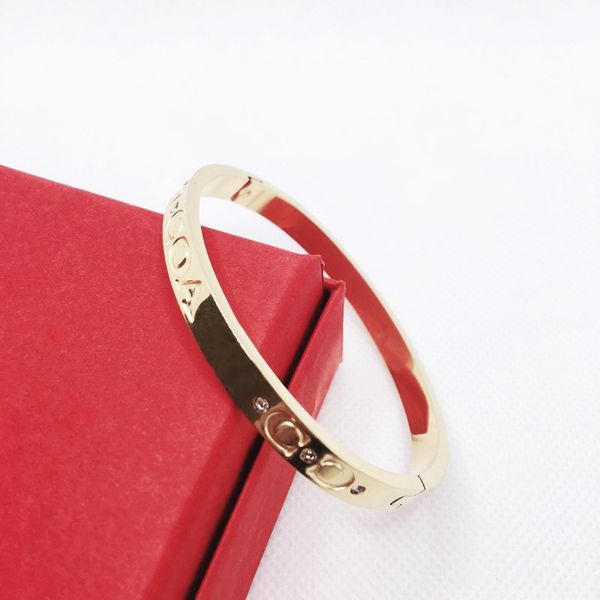 luxury designer ladies bracelet 18k gold bangle valentine's day christmas wedding love gift 316l stainless steel jewelry, Black
luxury designer ladies bracelet 18k gold bangle valentine's day christmas wedding love gift 316l stainless steel jewelry, Black