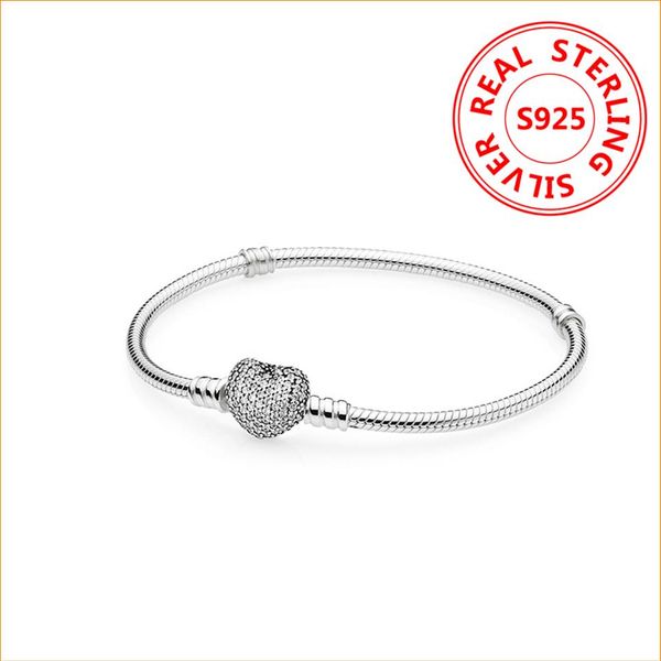authentic 925 sterling silver heart charms bracelet for pandora european beads bangle wedding gift jewelry for women with original2685, Golden;silver
authentic 925 sterling silver heart charms bracelet for pandora european beads bangle wedding gift jewelry for women with original2685, Golden;silver