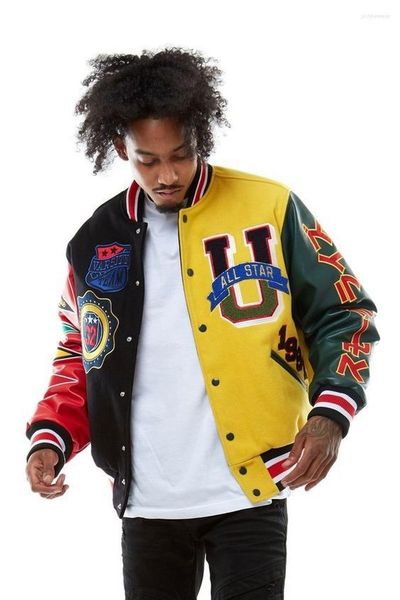 women's baseball uniform hip-hop printing jackets fashion personality trend couple jacket ins, Black;brown
women's baseball uniform hip-hop printing jackets fashion personality trend couple jacket ins, Black;brown