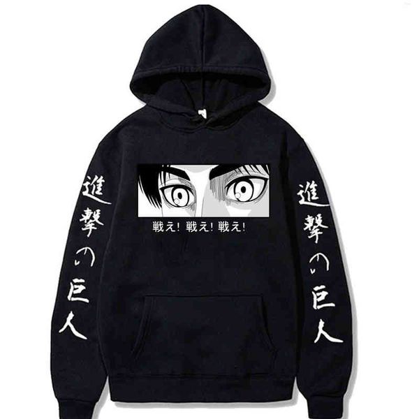 men's hoodies sweatshirts men hoodies anime attack on titan long sleeve eren yeager eyes pullover sweatshirts harajuku streetwear g220, Black
men's hoodies sweatshirts men hoodies anime attack on titan long sleeve eren yeager eyes pullover sweatshirts harajuku streetwear g220, Black