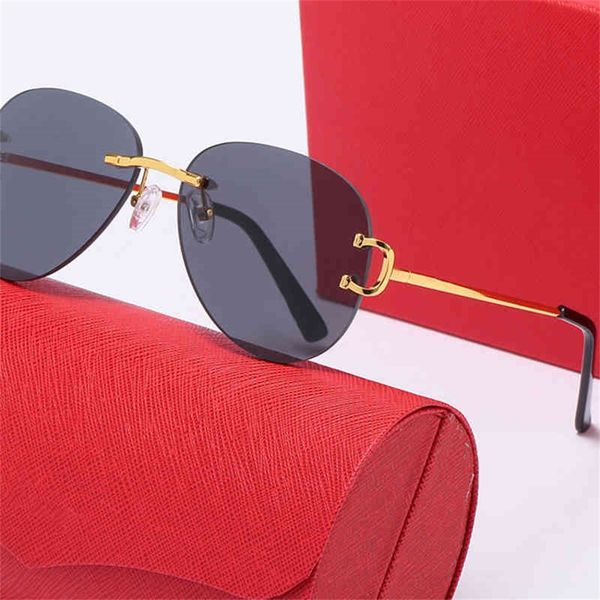 men's sunglasses metal frame square rimless glasses with large lenses design men's eyeshadow new, White;black
men's sunglasses metal frame square rimless glasses with large lenses design men's eyeshadow new, White;black
