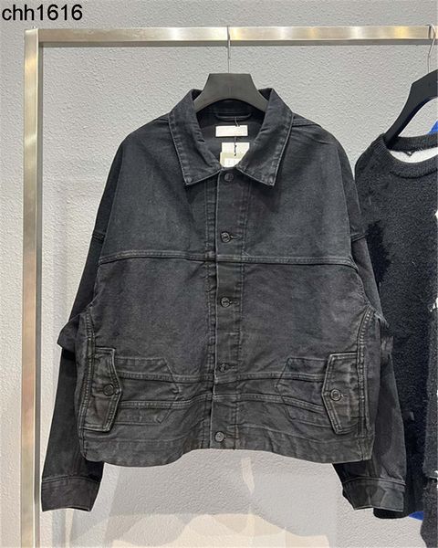 high version 21fw autumn winter new inverted denim jacket heavy industry wash tannin denim ins couple jacket, Black;brown
high version 21fw autumn winter new inverted denim jacket heavy industry wash tannin denim ins couple jacket, Black;brown