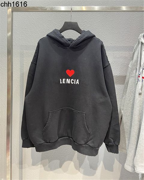ins balencaigass 21 autumn and winter new tanabata love embroidery printing couple worn fleece hoodie, Black
ins balencaigass 21 autumn and winter new tanabata love embroidery printing couple worn fleece hoodie, Black