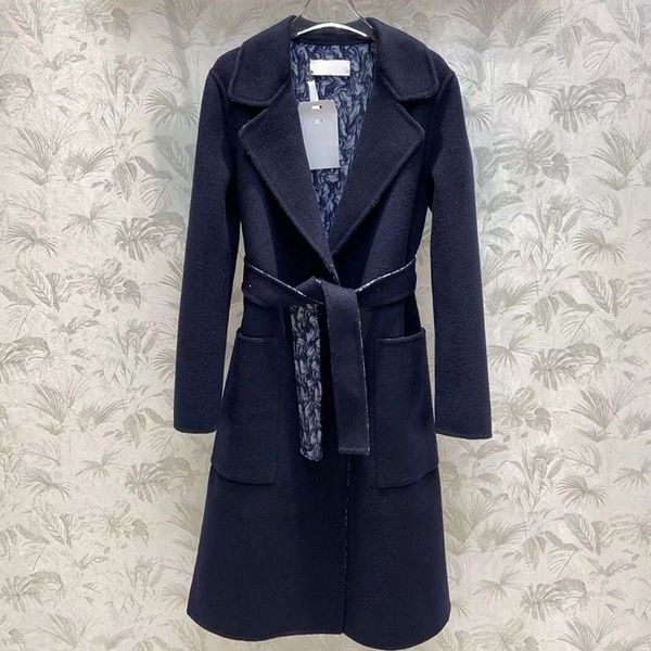 winter womens wool coat designer blend coats stylish long reversible jackets outerwear with belt women elegant coats clothing, Black
winter womens wool coat designer blend coats stylish long reversible jackets outerwear with belt women elegant coats clothing, Black